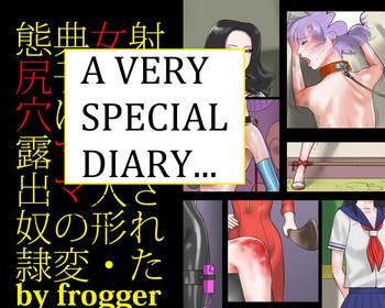 a very special diary cover